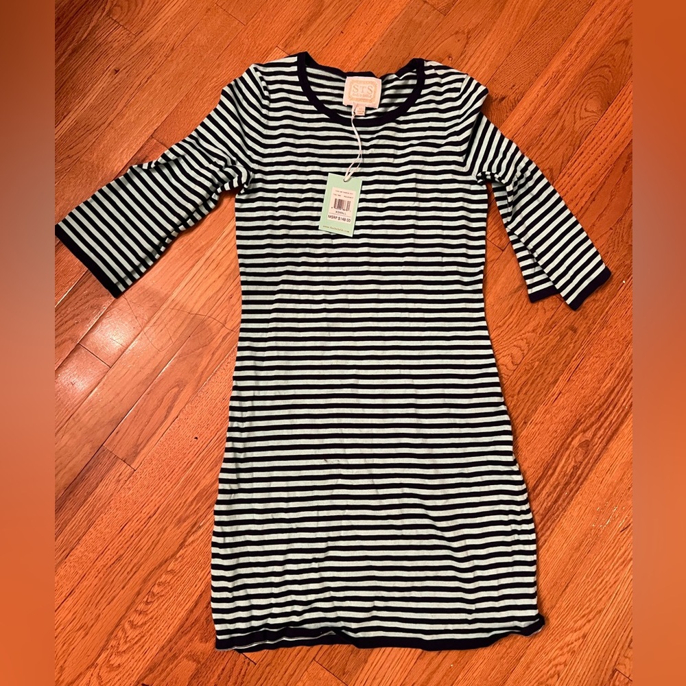 NWT Sail to Sable lightweight sweater dress with bell sleeves